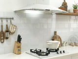 VER Q DIY Kitchen Wall Metal Tile White