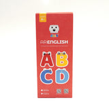 Pre-school AR English learning tool with app and alphabet card