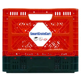 SmartCrateCart 48 Liter (12.7 Gallon) All-Purpose Collapsible and Stackable Storage Crate