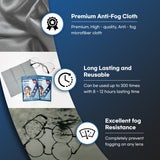 VIEW OK Reusable Anti-Fog Cloth for Eyeglasses