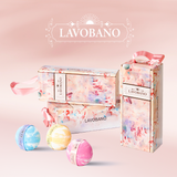 LAVOBANO Soft, Non-Irritant, Relaxing bath bomb, ROSETTA, CITRON, LA BEAUTE BUBBLE (3 packs)