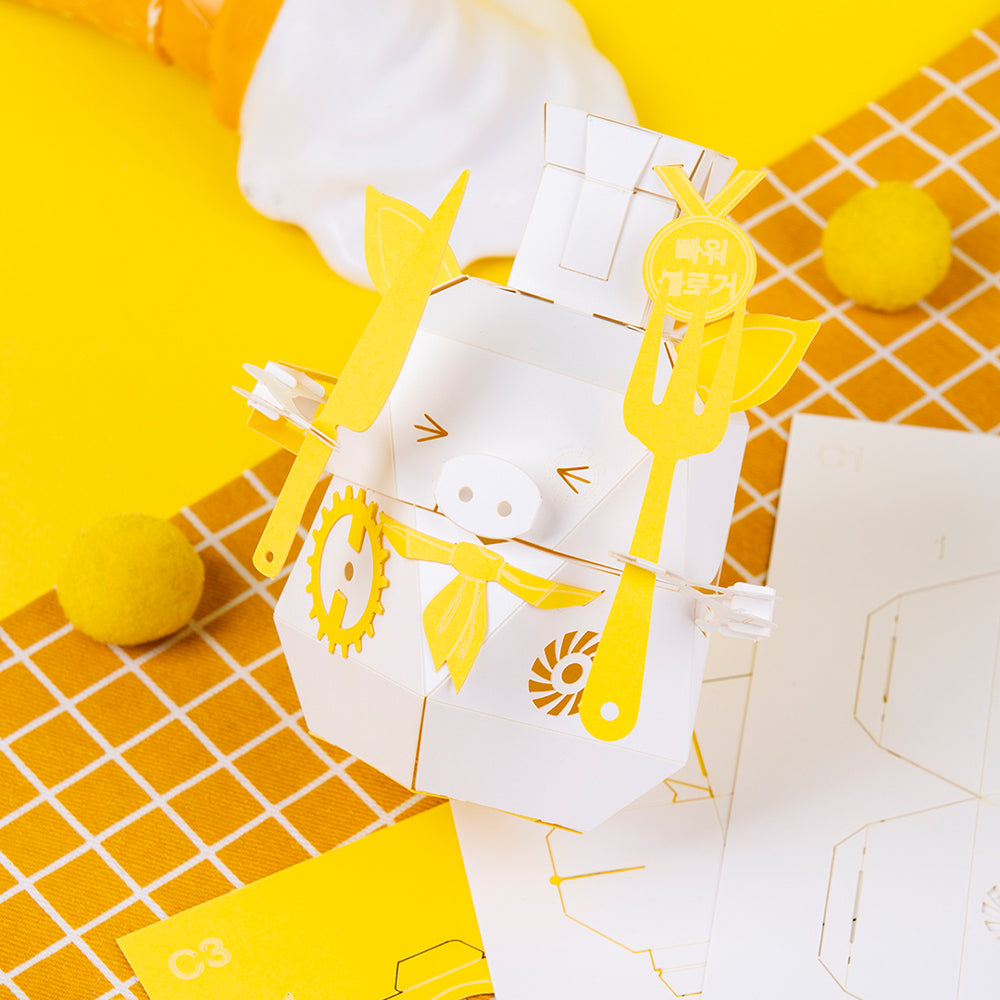 ROBOTRY Moving Paper Robots Making Kit - Learn Very Basic 5 Robot Mechanisms