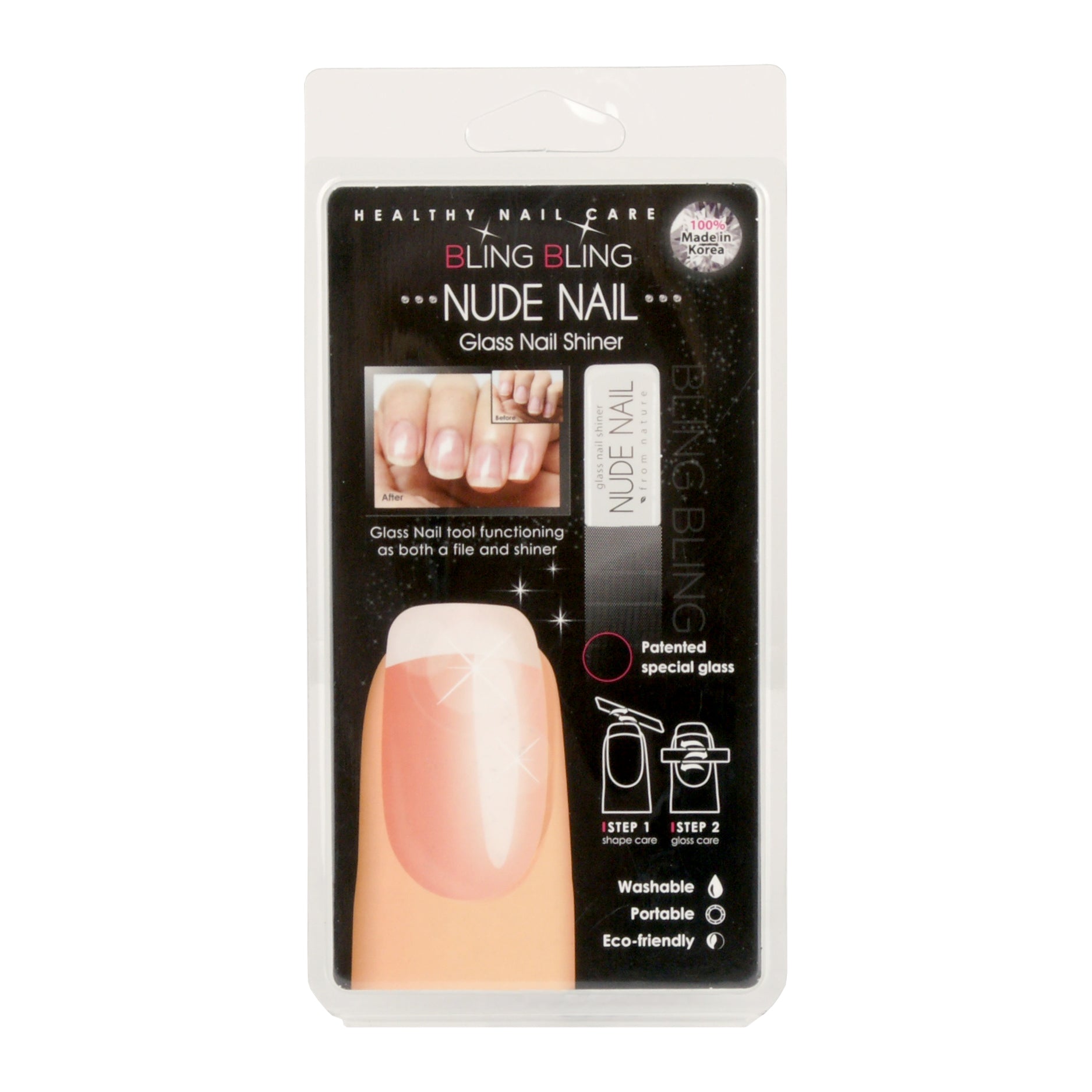 NUDE NAIL glass nail shiner