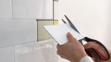 VER Q Mohair DIY Kitchen Wall Metal Tile Bronze
