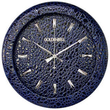 Leather noiseless wall clock