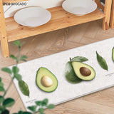 Avocado design home kitchen foot mat for anti-fatigue waterproof in XL size