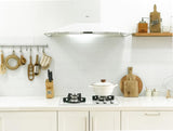VER Q DIY Kitchen Wall Metal Tile White
