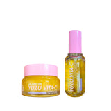 YUZU (Citrus fruit) Vitamin C and 12 kinds of Vitamin  Ampoule + YUZU (Citrus fruit) Vitamin C and 12 kinds of Vitamin Cream, VEGAN