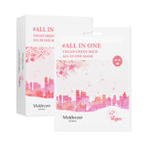 muldream vegan green mild all in one mask 1 box (10 sheets)