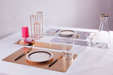 VERNOX Kitchen Non-Slip Stainless Steel Table Mat (L) Silver